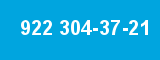 922 304-37-21 922 304-37-21